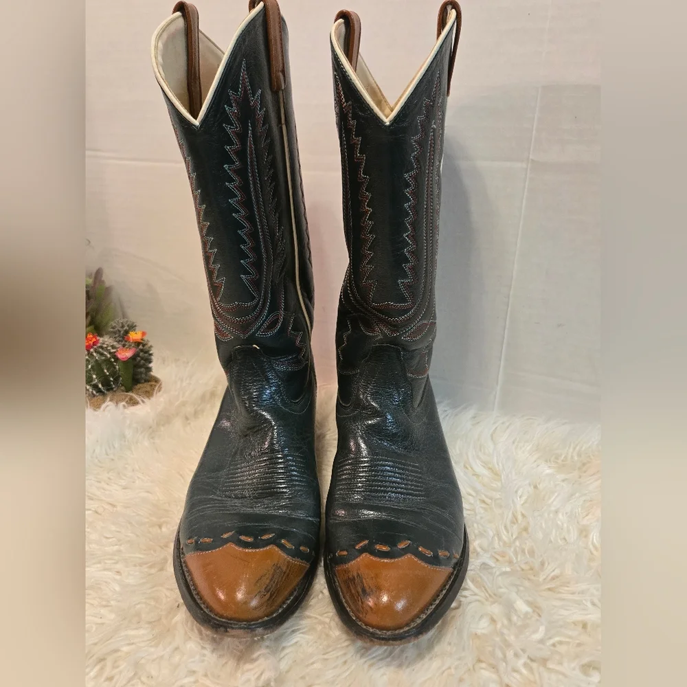 VINTAGE COWBOY BOOTS - Picture 14 of 16